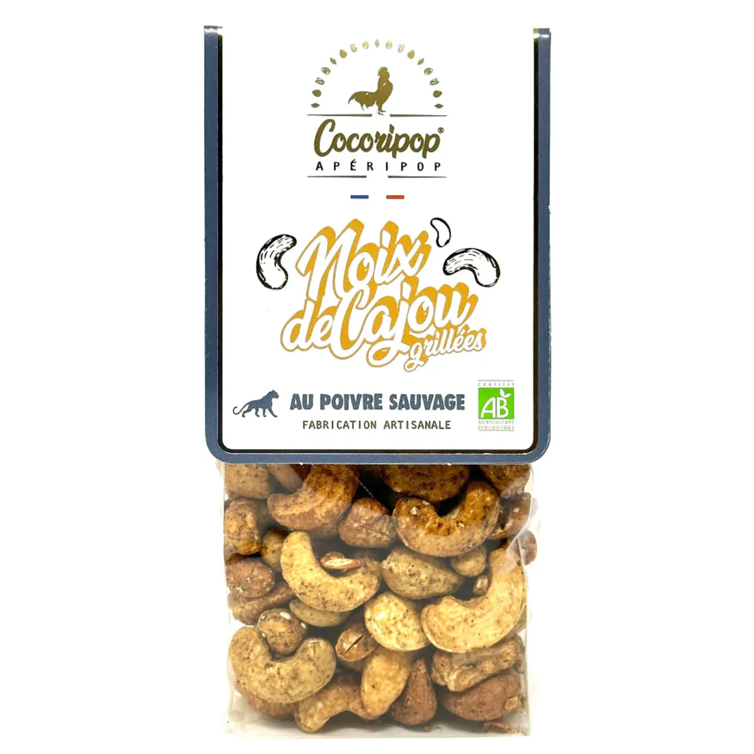 APERIPOP - Noix de Cajou grillées au poivre sauvage