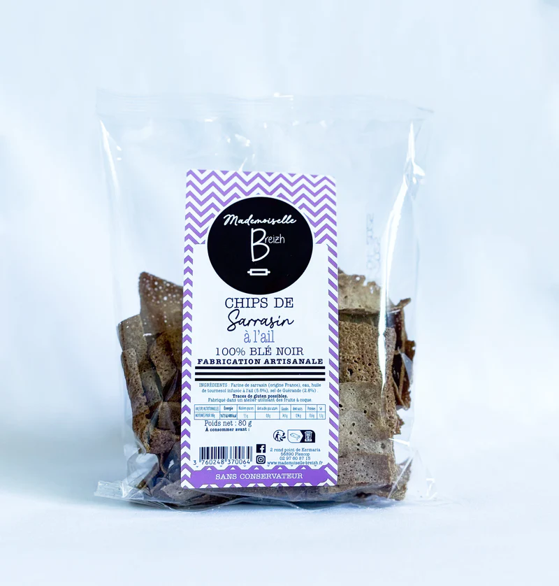 MADEMOISELLE BREIZH-Chips de sarrasin à l'ail