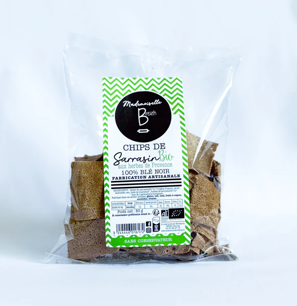 MADEMOISELLE BREIZH-Chips de sarrasin aux herbes de provence