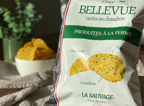 BELLEVUE - Chips fermière la sauvage l'ail des ours