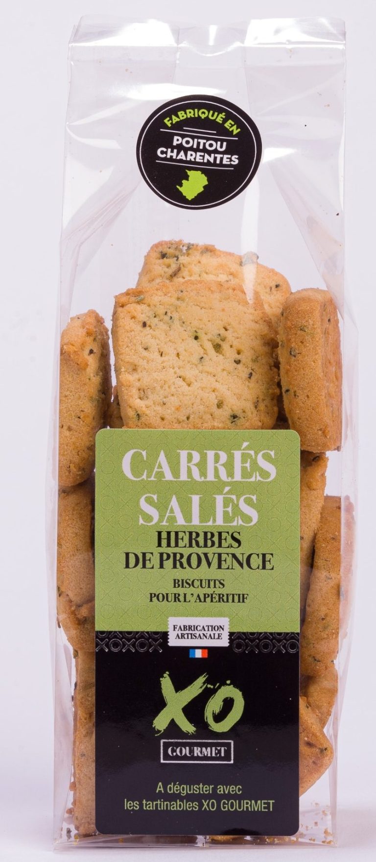 XO GOURMET - carrés salés aux herbes de Provence