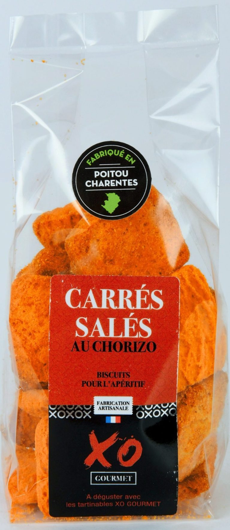 XO GOURMET - Carrés Salés au chorizo