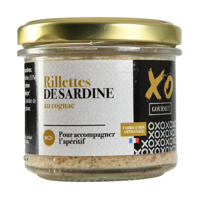XO GOURMET - Rillettes de sardine au Cognac