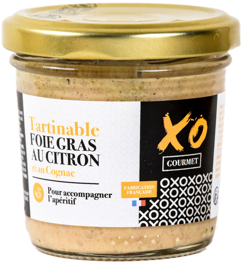XO GOURMET - Tartinable de foie gras au Citron et au Cognac