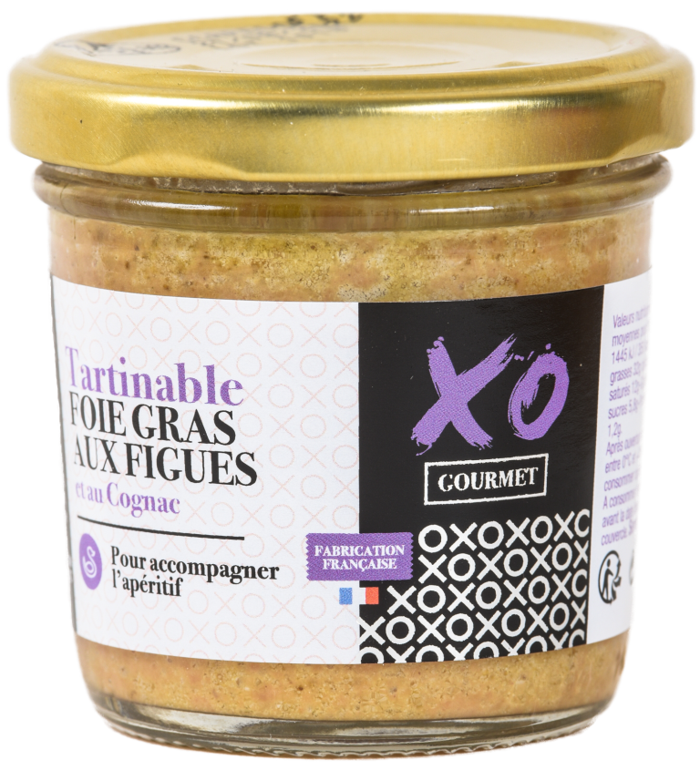 XO GOURMET - Tartinable de foie gras aux Figues