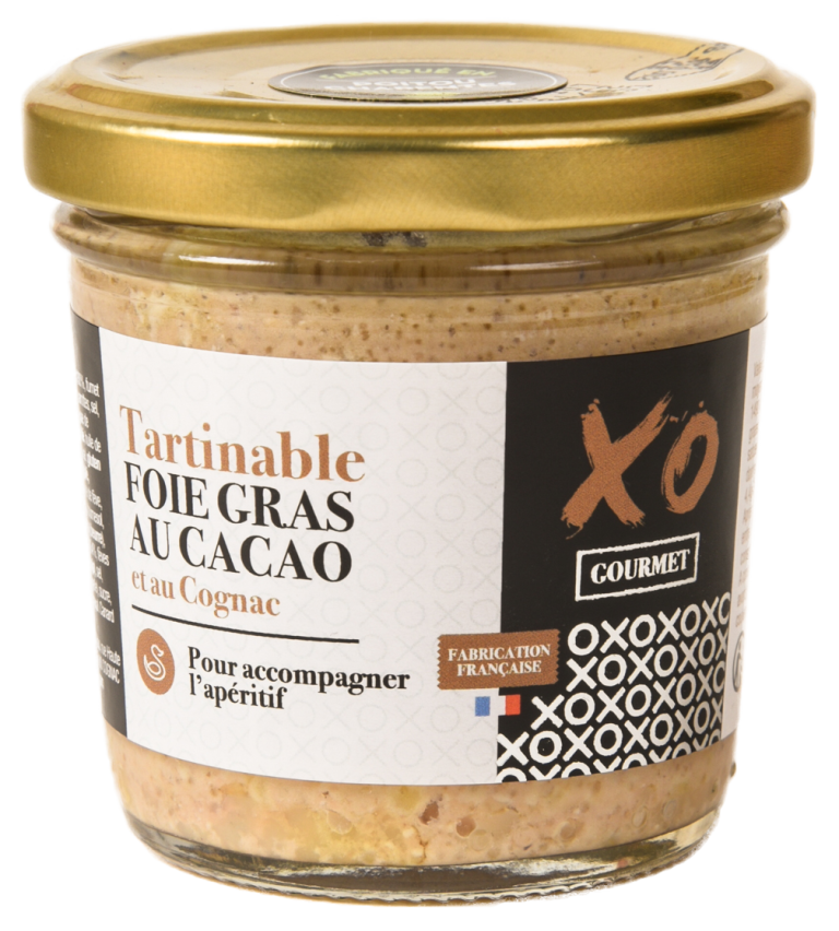 XO GOURMET - Tartinable de foie gras au cacao et au Cognac