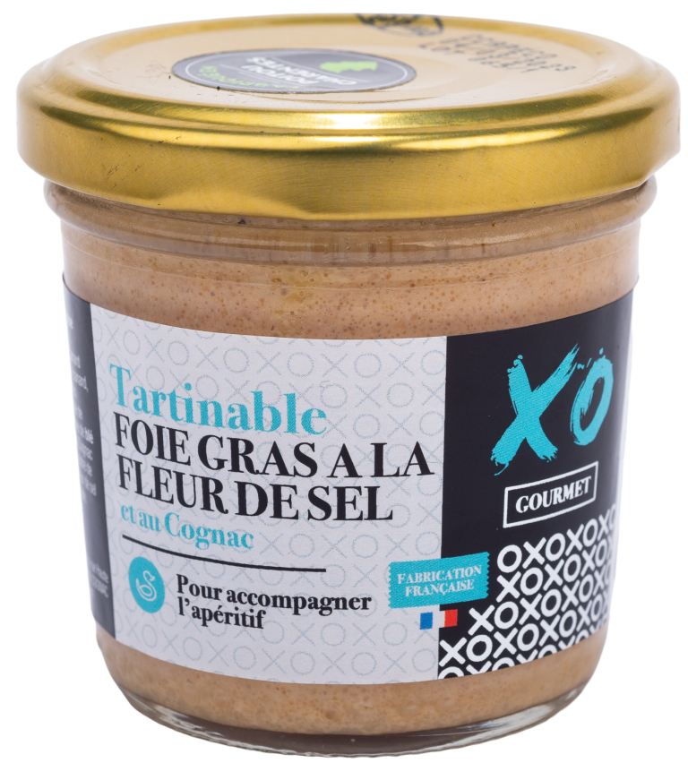 XO GOURMET - Tartinable de foie gras à la Fleur de Sel et au Cognac
