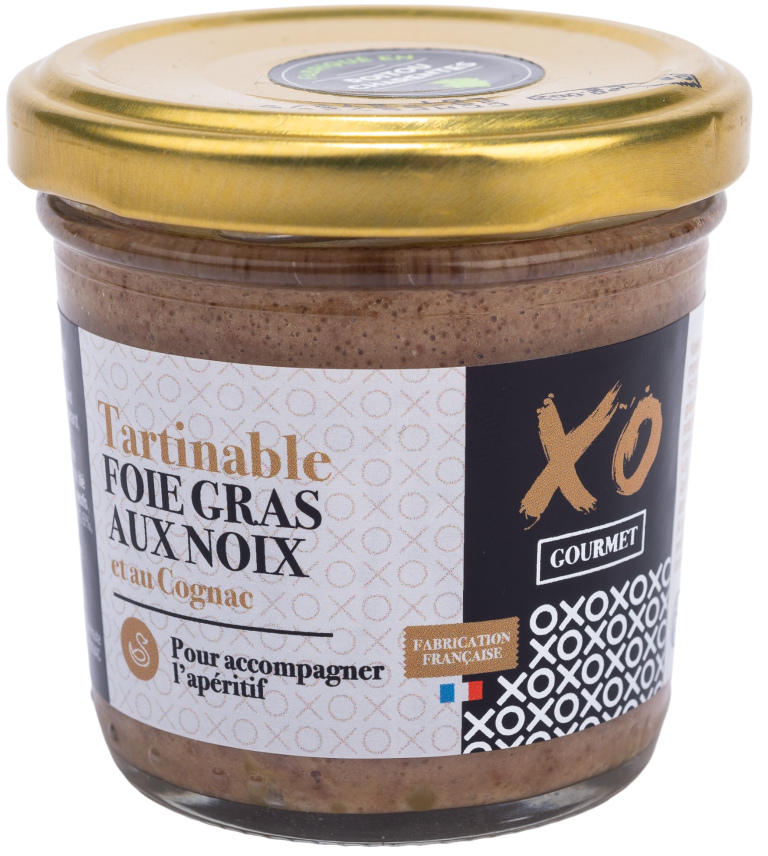 XO GOURMET - Tartinable de foie gras aux noix et au Cognac